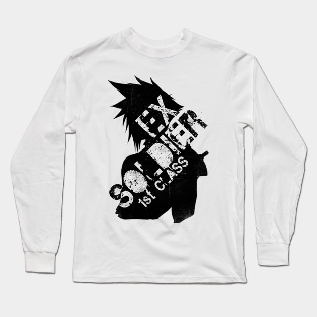 Cloud Strife ex-SOLDIER Long Sleeve T-Shirt by DRKNT